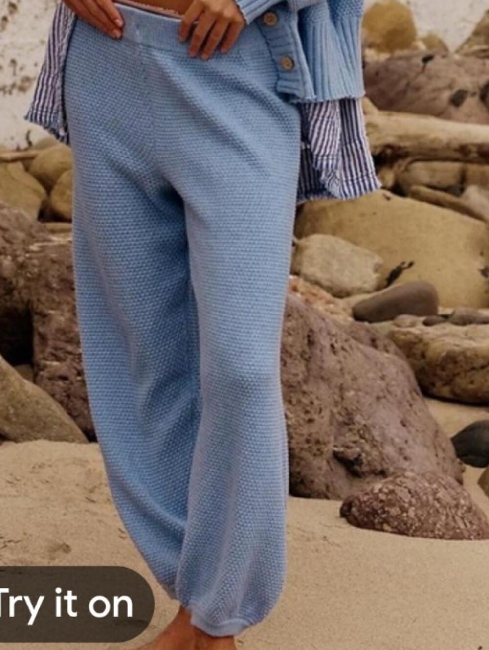 Free People Beach Hailee Sweater Jogger Pants
